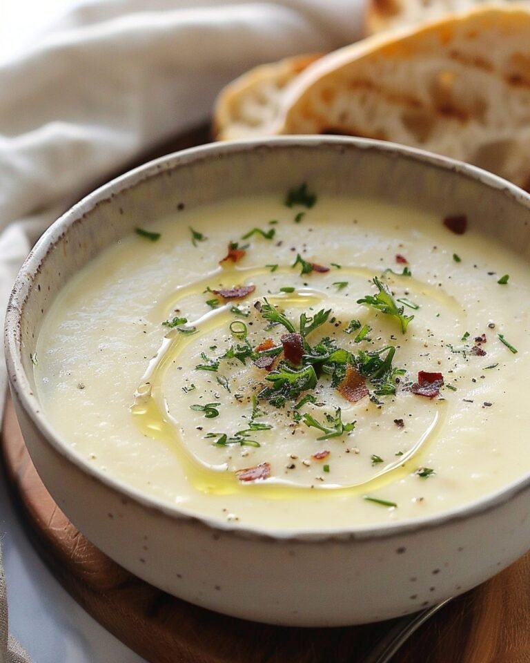 Roasted Garlic Soup Recipe
