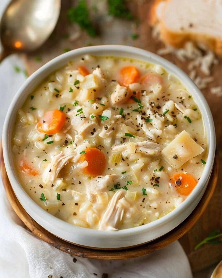 Creamy Chicken and Rice Soup