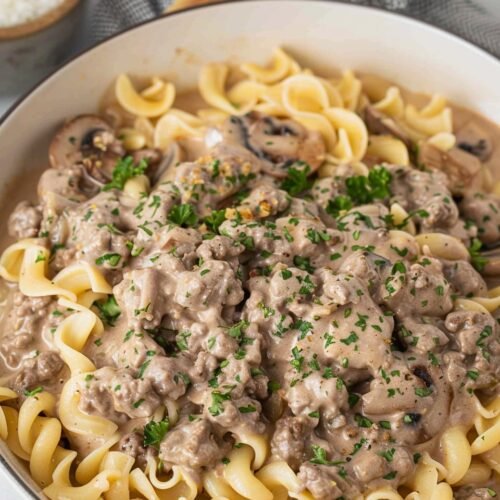 hamburger stroganoff