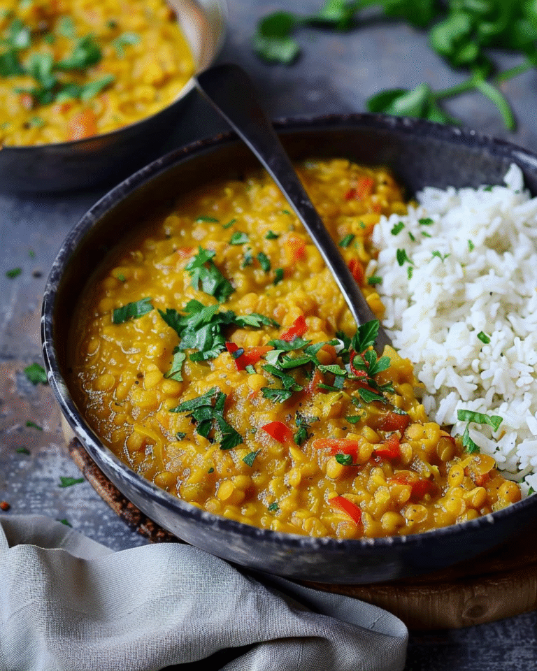 Red Lentil Dahl Recipr