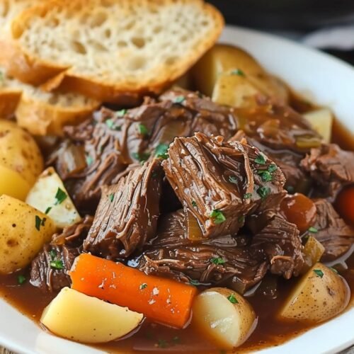 Crock Pot Beef Manhattan