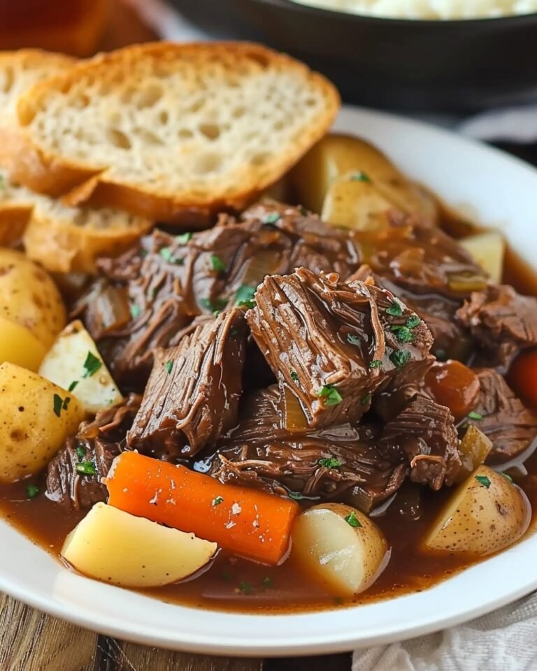 Crock Pot Beef Manhattan
