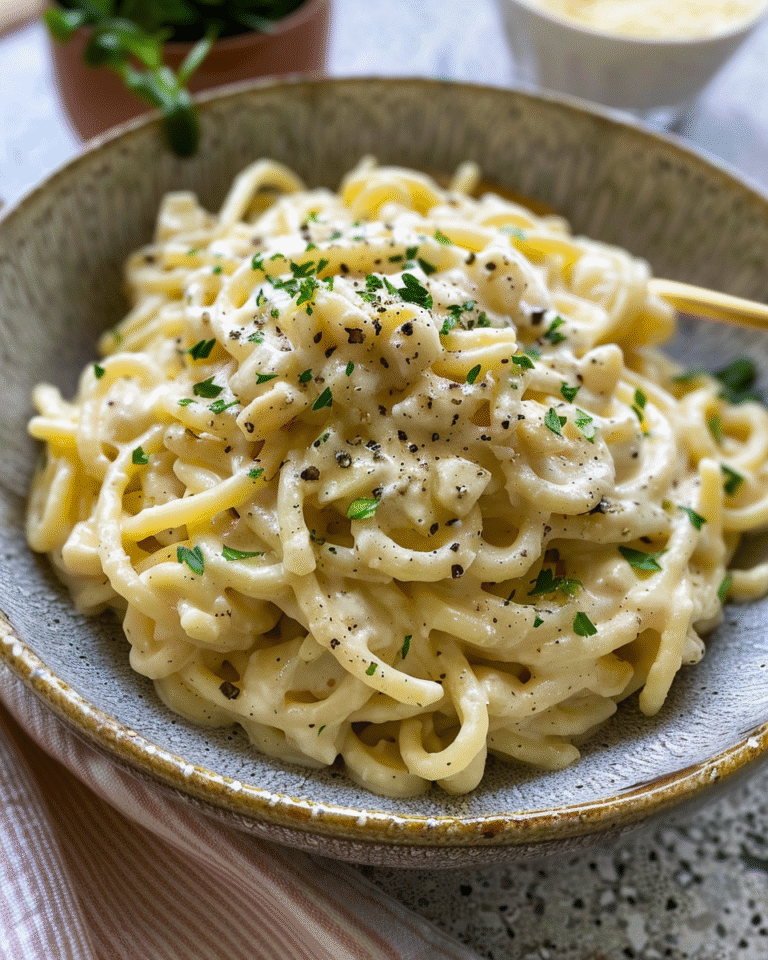 One Pot Creamy Garlic Pasta