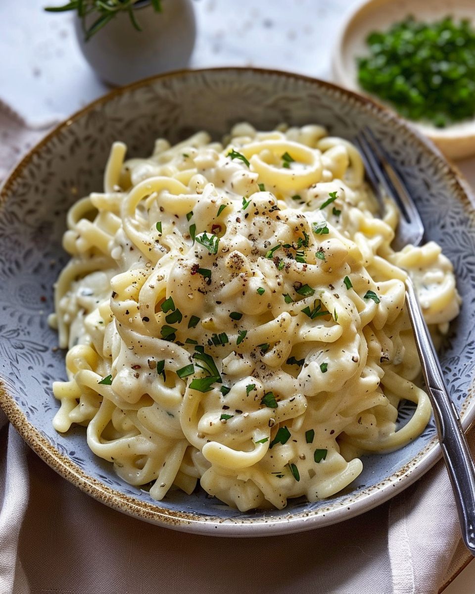 Creamy Garlic Pasta