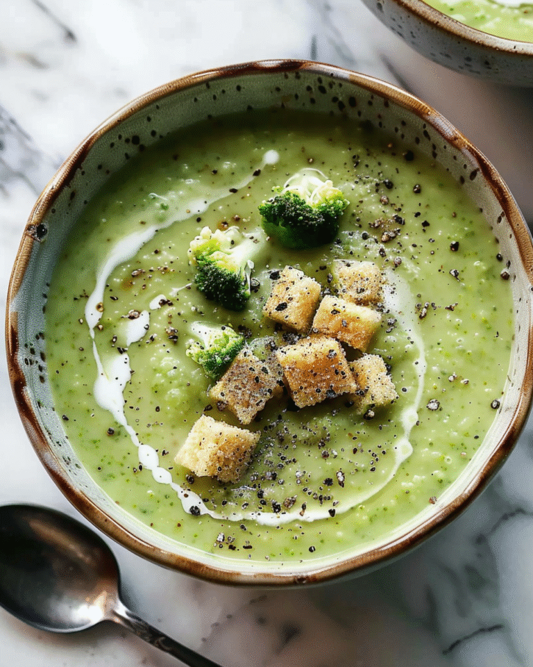 Creamy Broccoli Stilton Soup