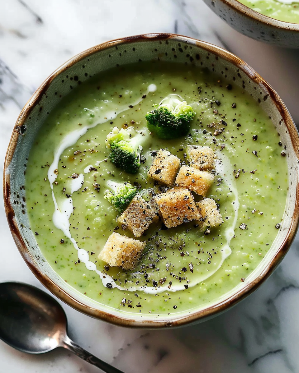 Creamy Broccoli Stilton Soup