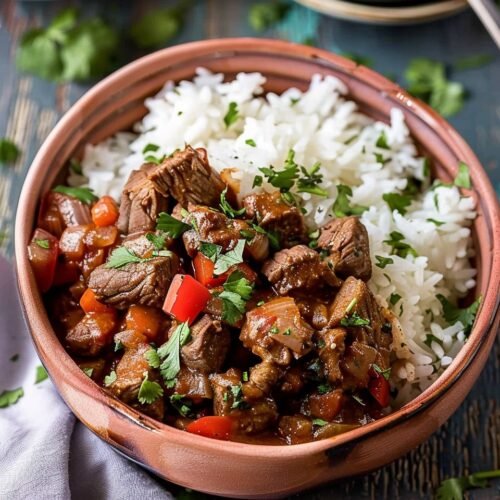 Carne Picada with Rice
