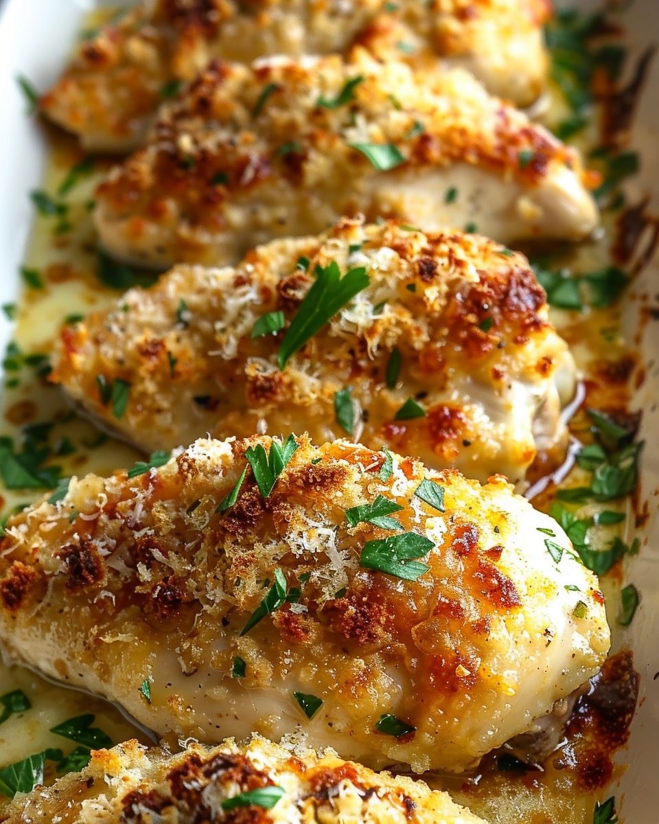 Garlic Parmesan Chicken Bake Recipe