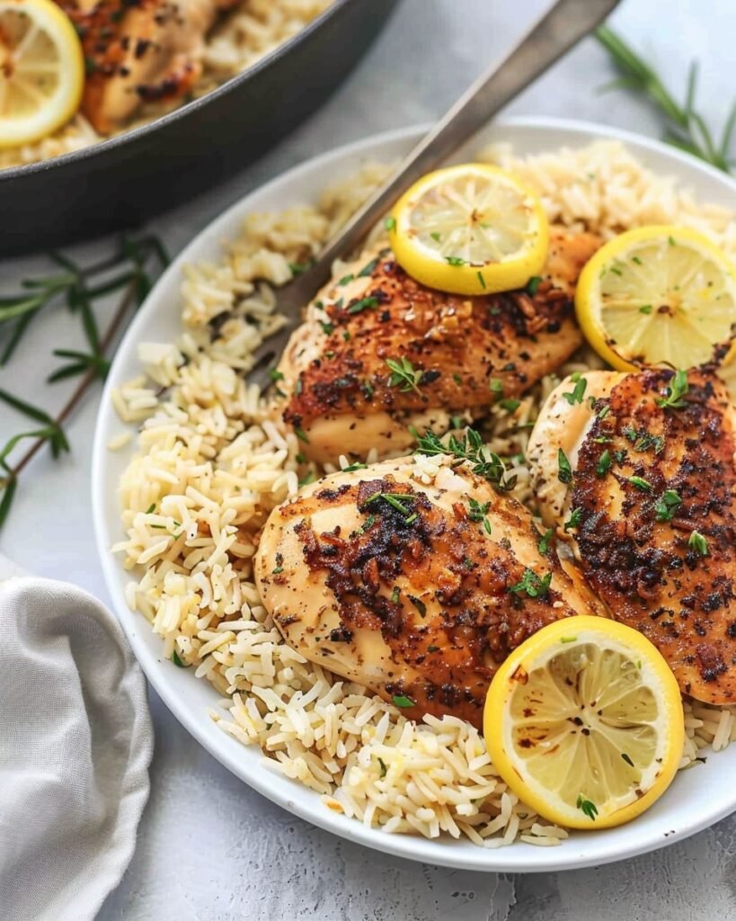 Lemon Herb Chicken and Rice
