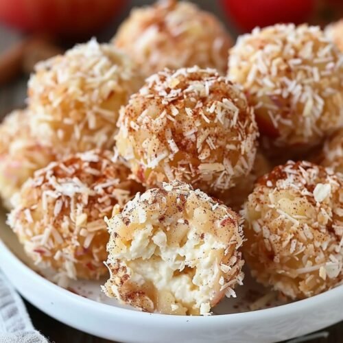 Cinnamon Apple Cottage Cheese Bites
