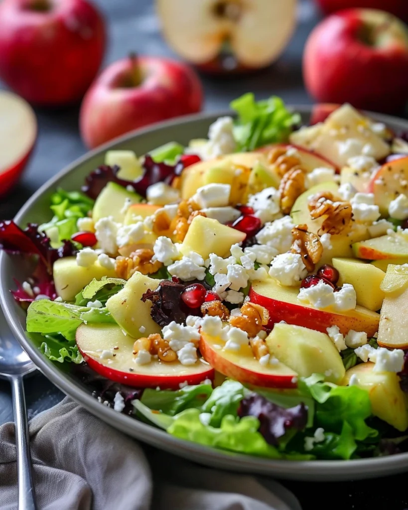 Honeycrisp Apple and Feta Salad
