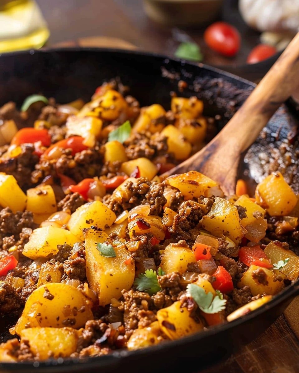 Ground Beef and Potato Skillet