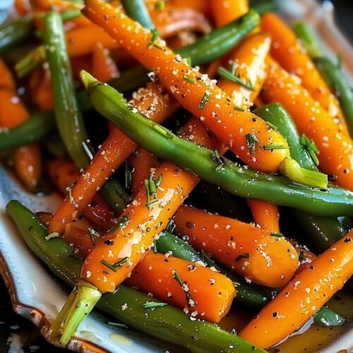 Honey Glazed Carrots & Green Beans