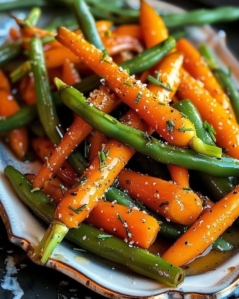 Honey Glazed Carrots & Green Beans
