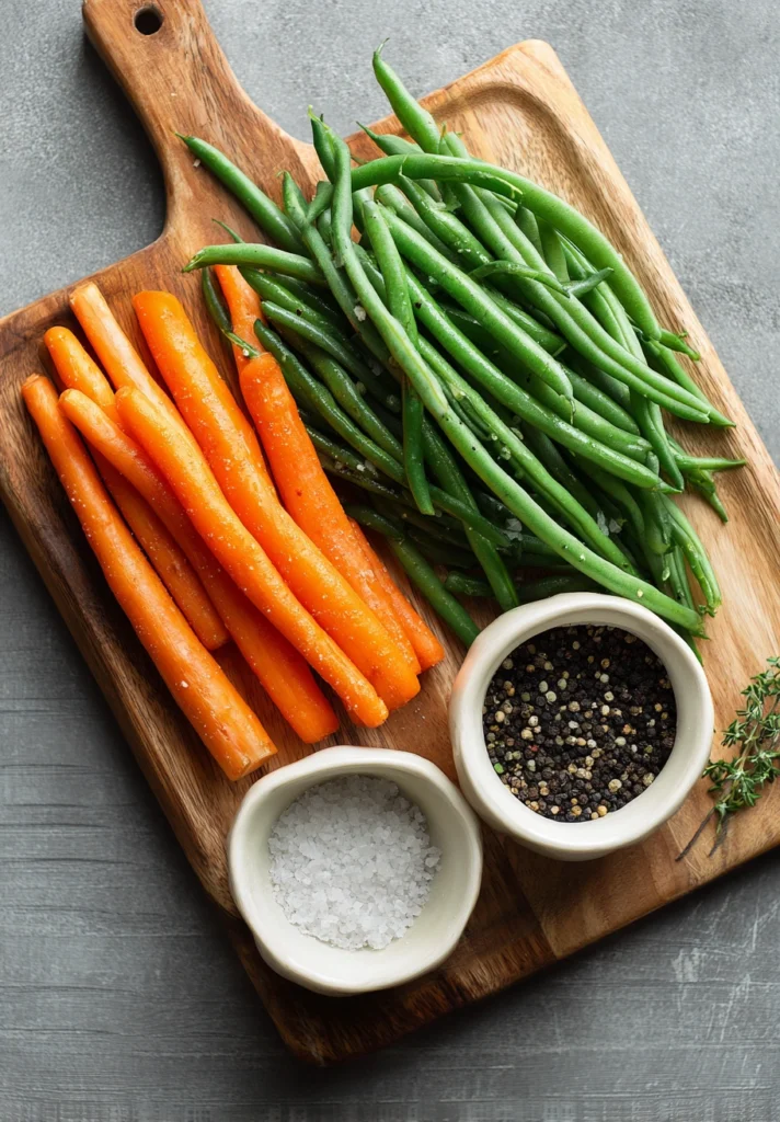 Honey Glazed Carrots & Green Beans Ingredients