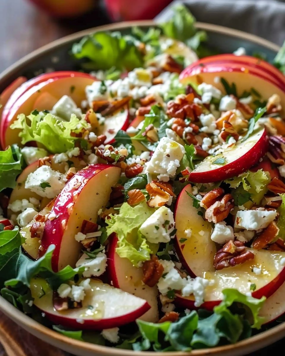 Honeycrisp Apple and Feta Salad