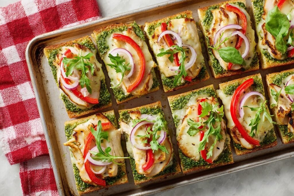 Italian Chicken Panini Process