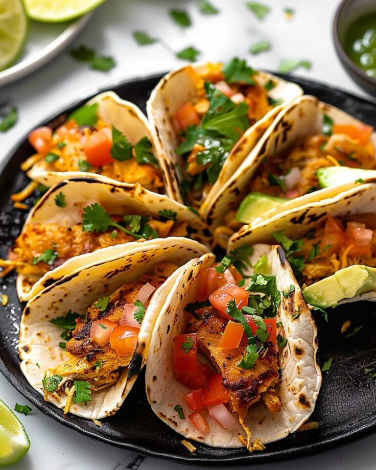 Mini Baked Chicken Tacos