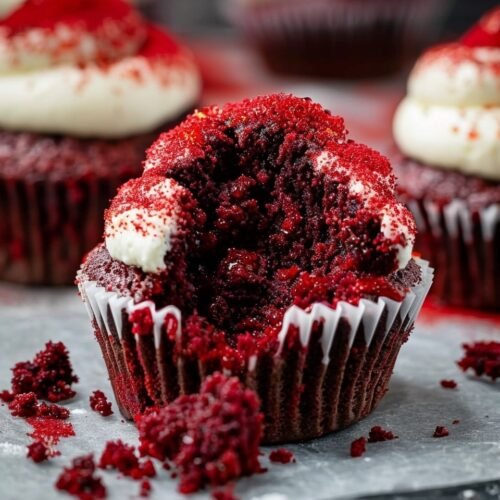 Red Velvet Lava Cupcakes