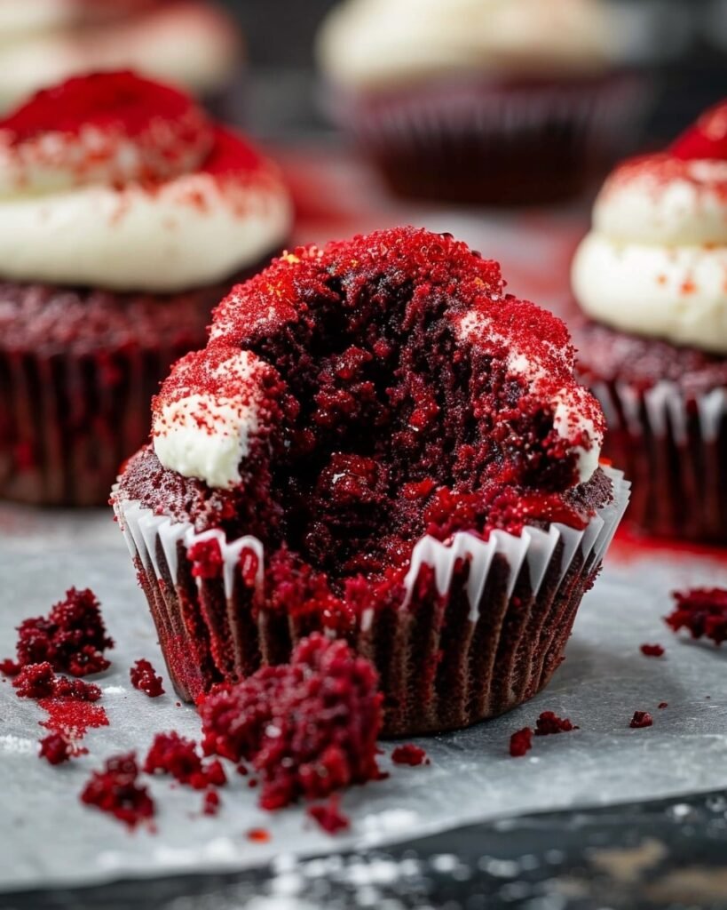 Red Velvet Lava Cupcakes