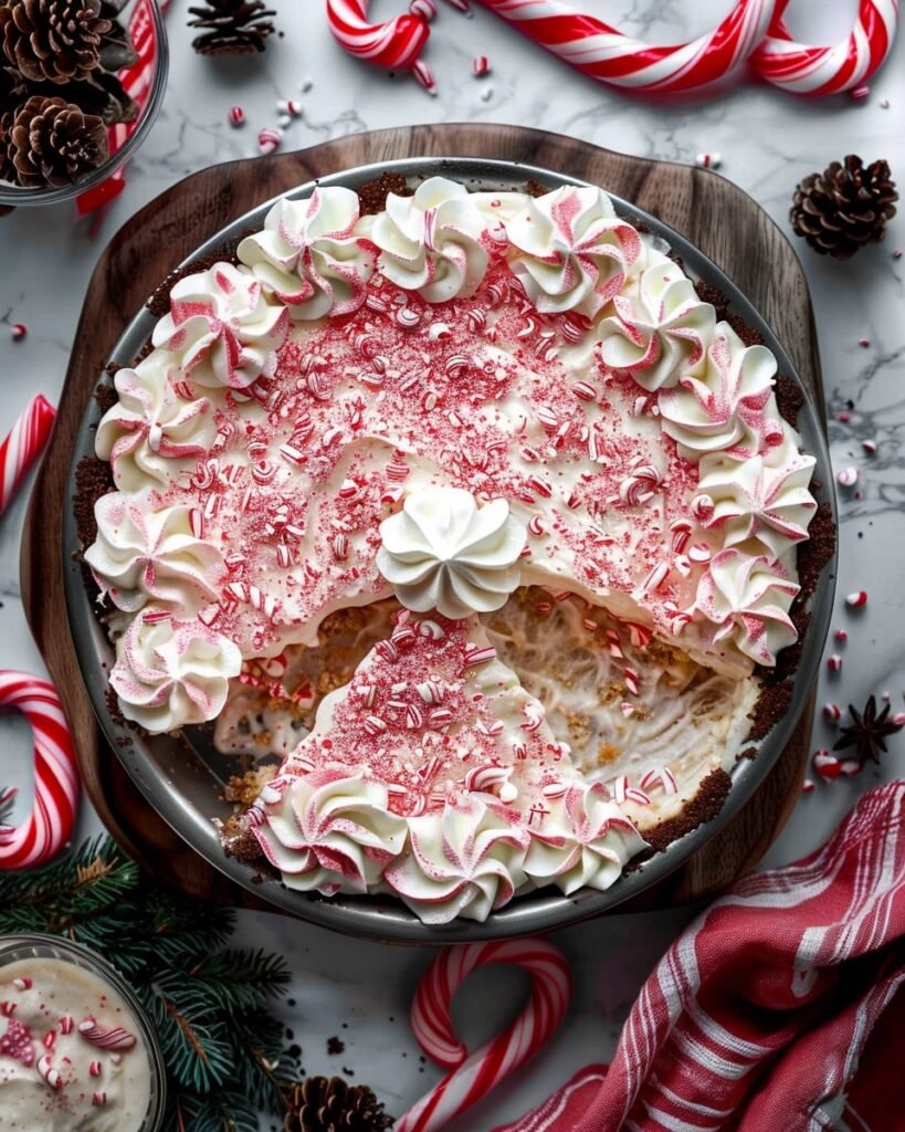 Candy Cane Pie