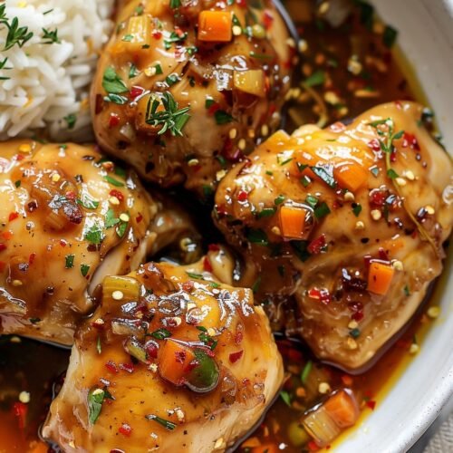 Crockpot Honey Garlic Chicken