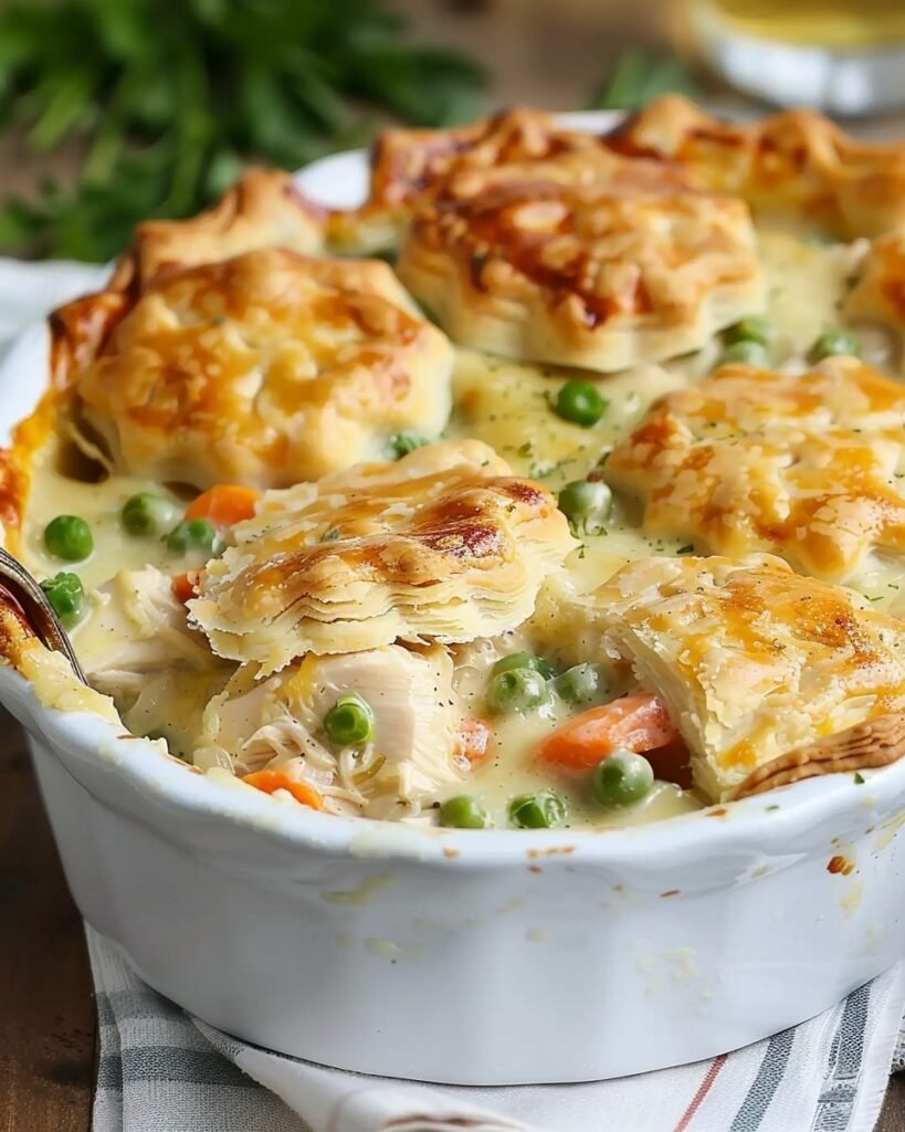 Homemade Chicken Pot Pie Casserole Recipe