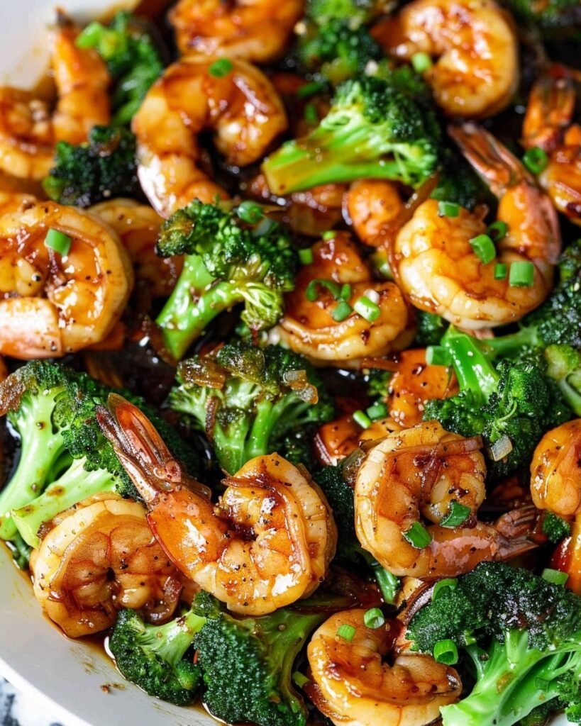 Honey Garlic Butter Shrimp & Broccoli
