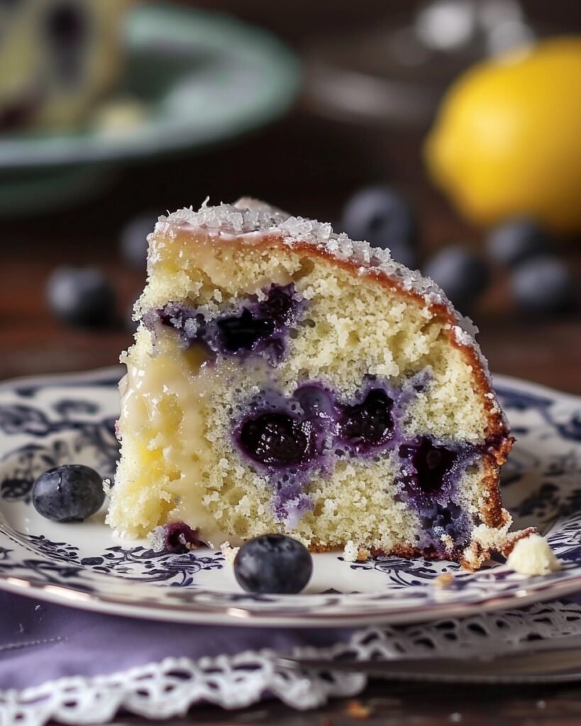 Lemon Blueberry Pound Cake