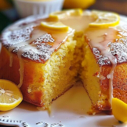 Moist, fluffy, and packed with zesty lemon flavor cake