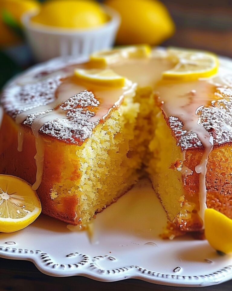 Moist, fluffy, and packed with zesty lemon flavor cake