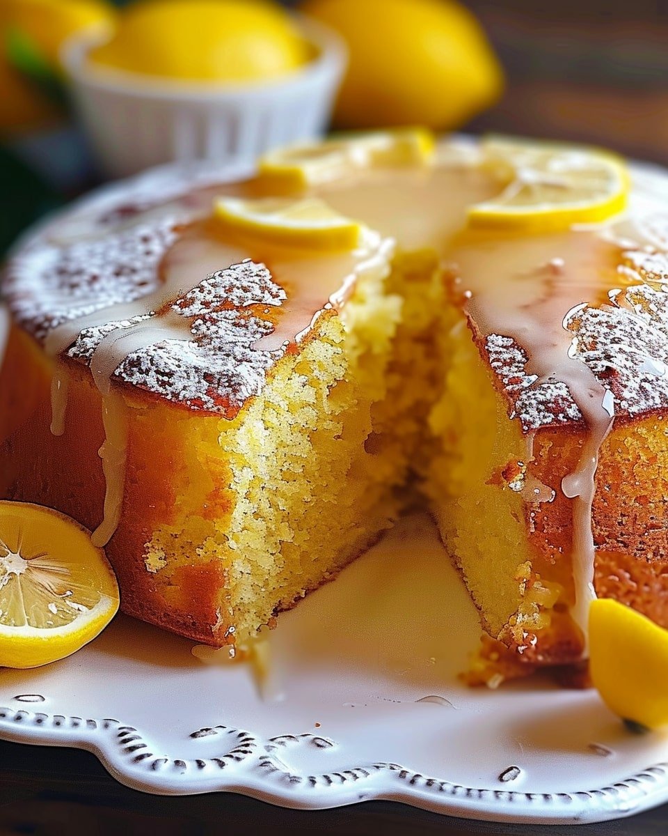Moist, fluffy, and packed with zesty lemon flavor cake