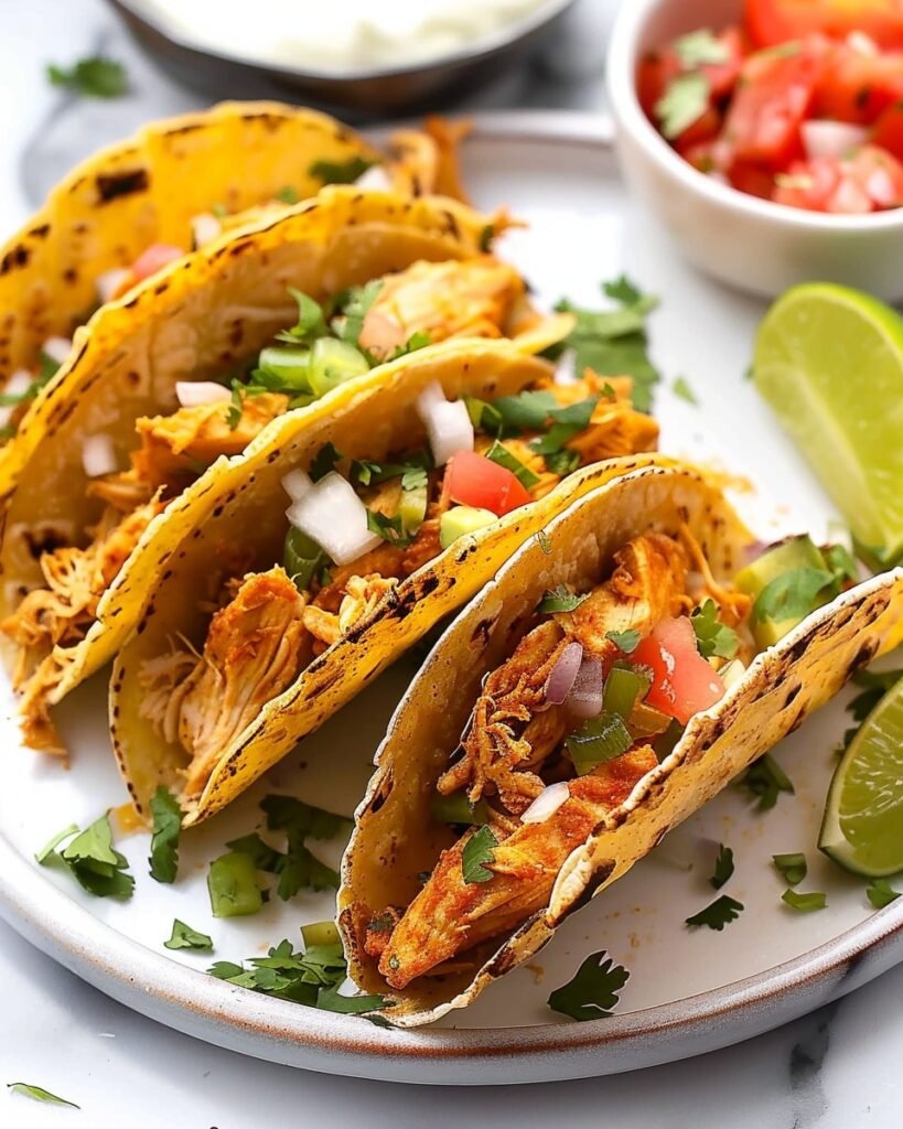 Mini Baked Chicken Tacos