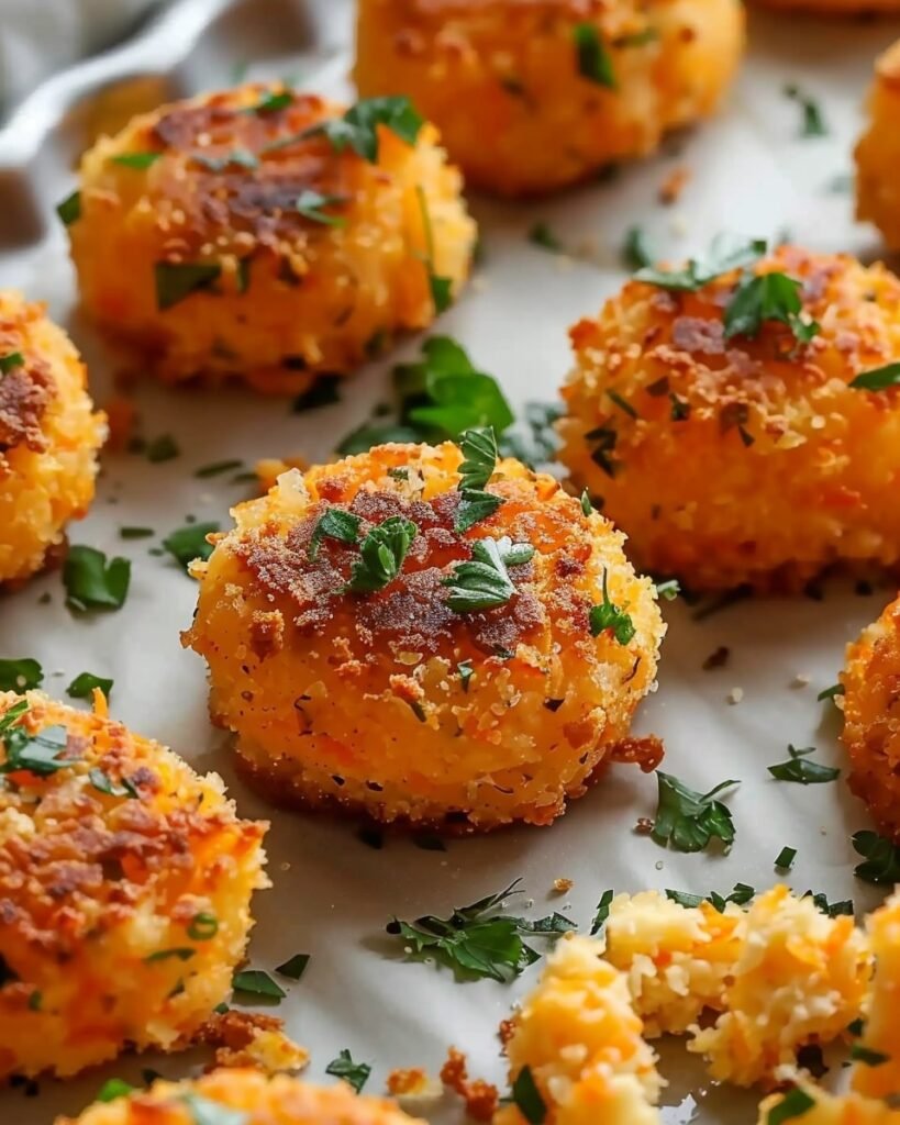 Crispy Smashed Carrot Bites