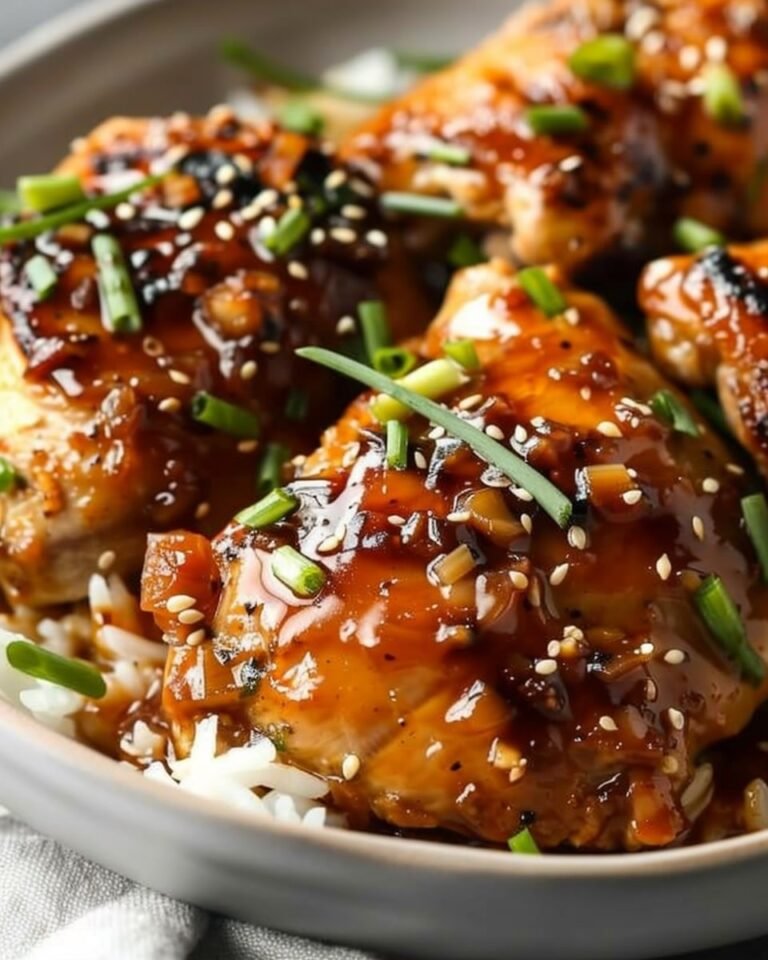 Honey Garlic Slow Cooker Chicken Thighs