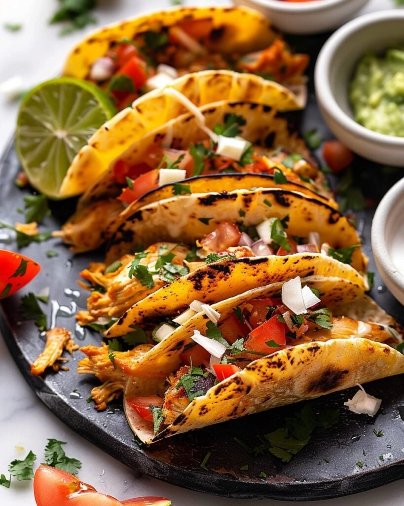 Mini Baked Chicken Tacos