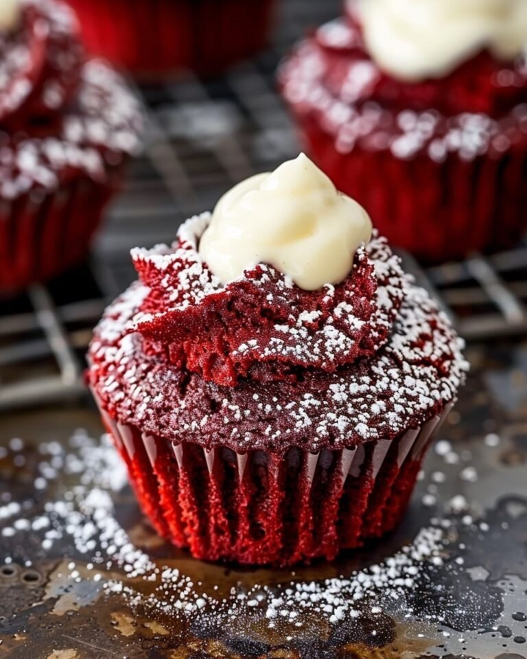 Red Velvet Lava Cupcakes Recipe