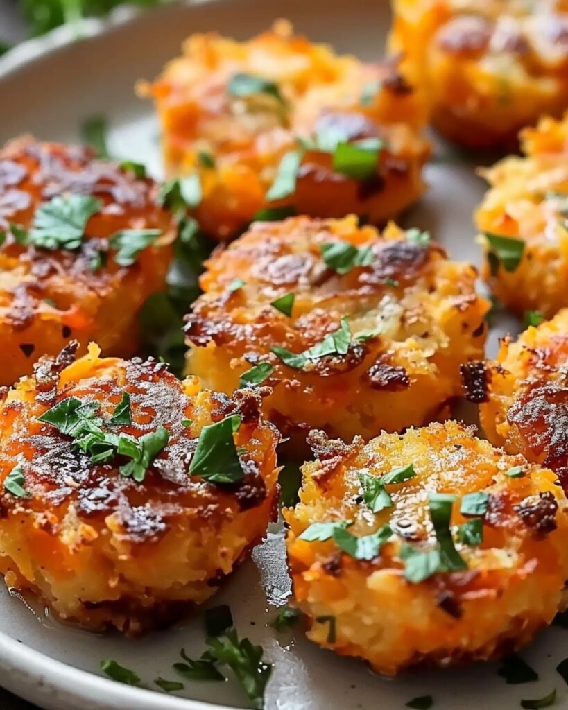 Crispy Smashed Carrot Bites