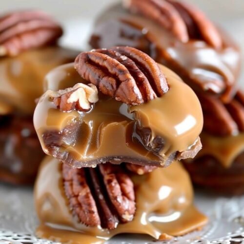 Caramel Pecan Turtle Candy