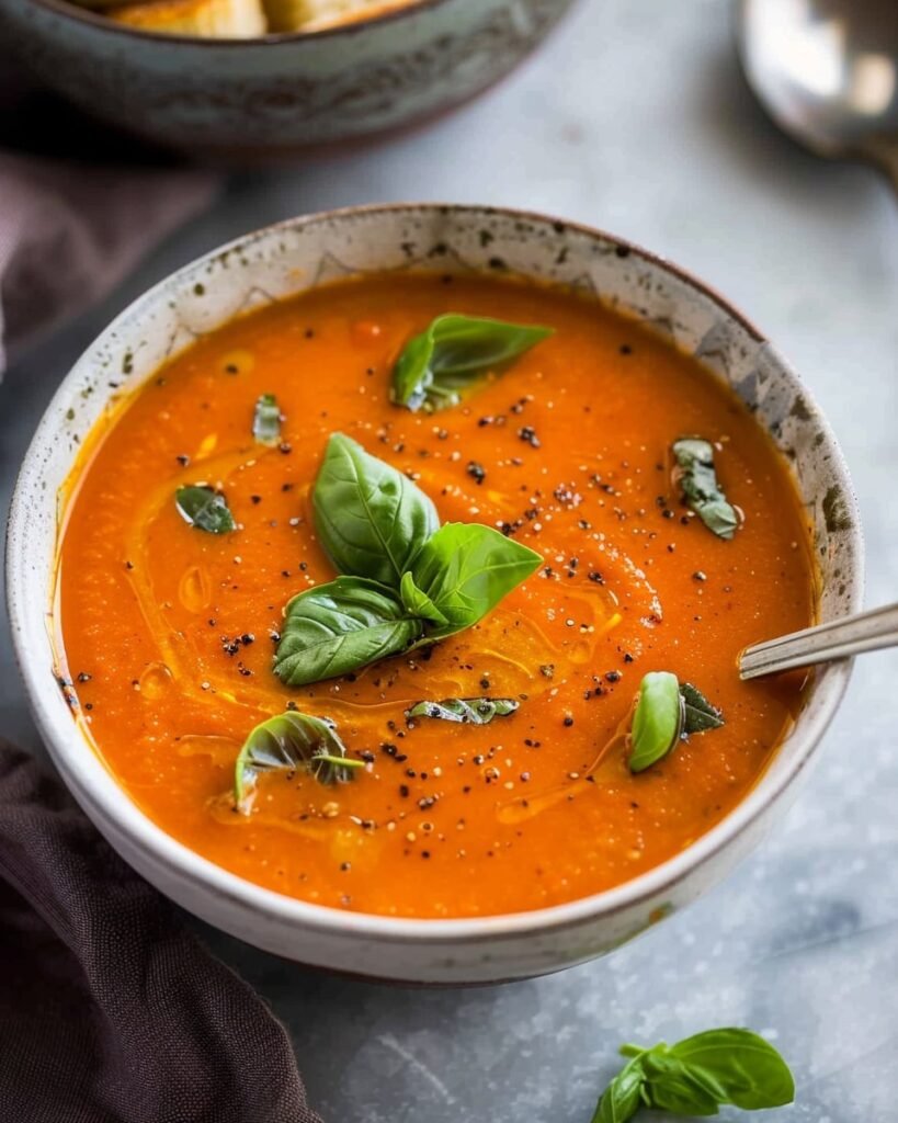 Creamy Tomato Basil Soup