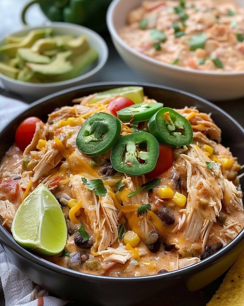Creamy Slow Cooker Fiesta Chicken Recipe