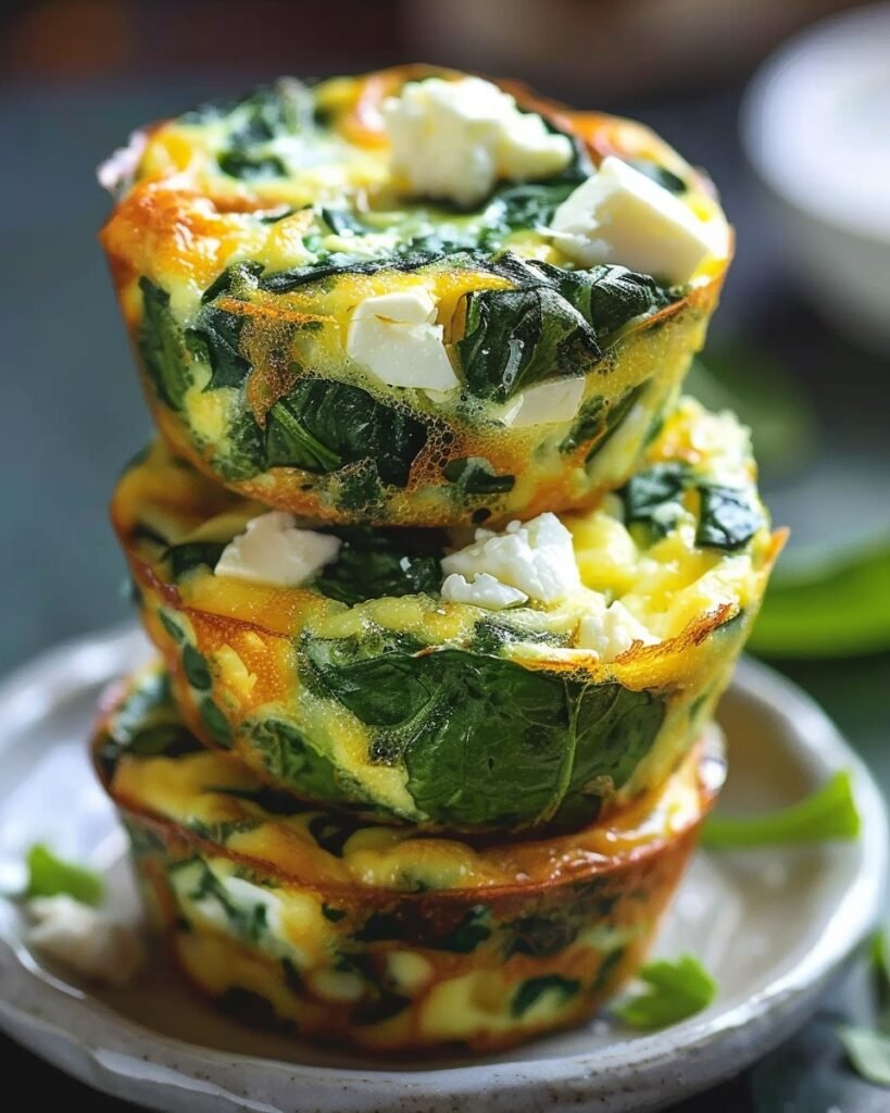 Healthy Egg Muffins with Spinach and FetaHealthy Egg Muffins with Spinach and Feta
