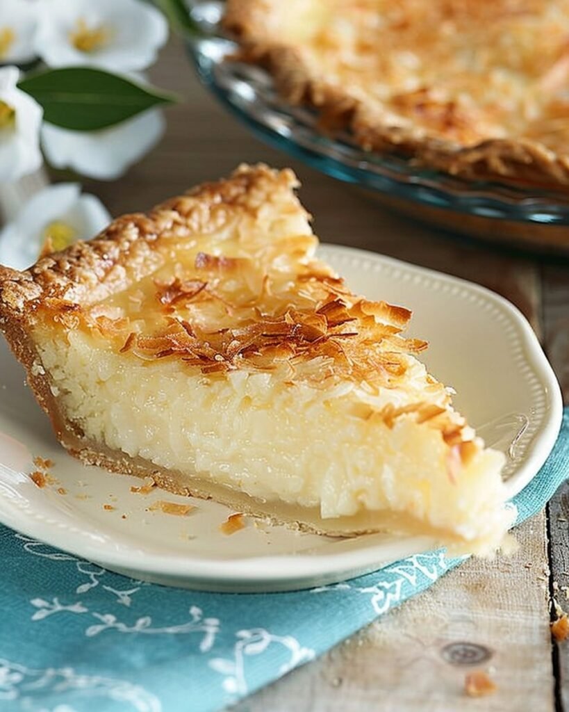 Impossible Coconut Custard Pie