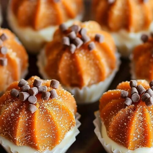 Pumpkin Cheesecake Truffles
