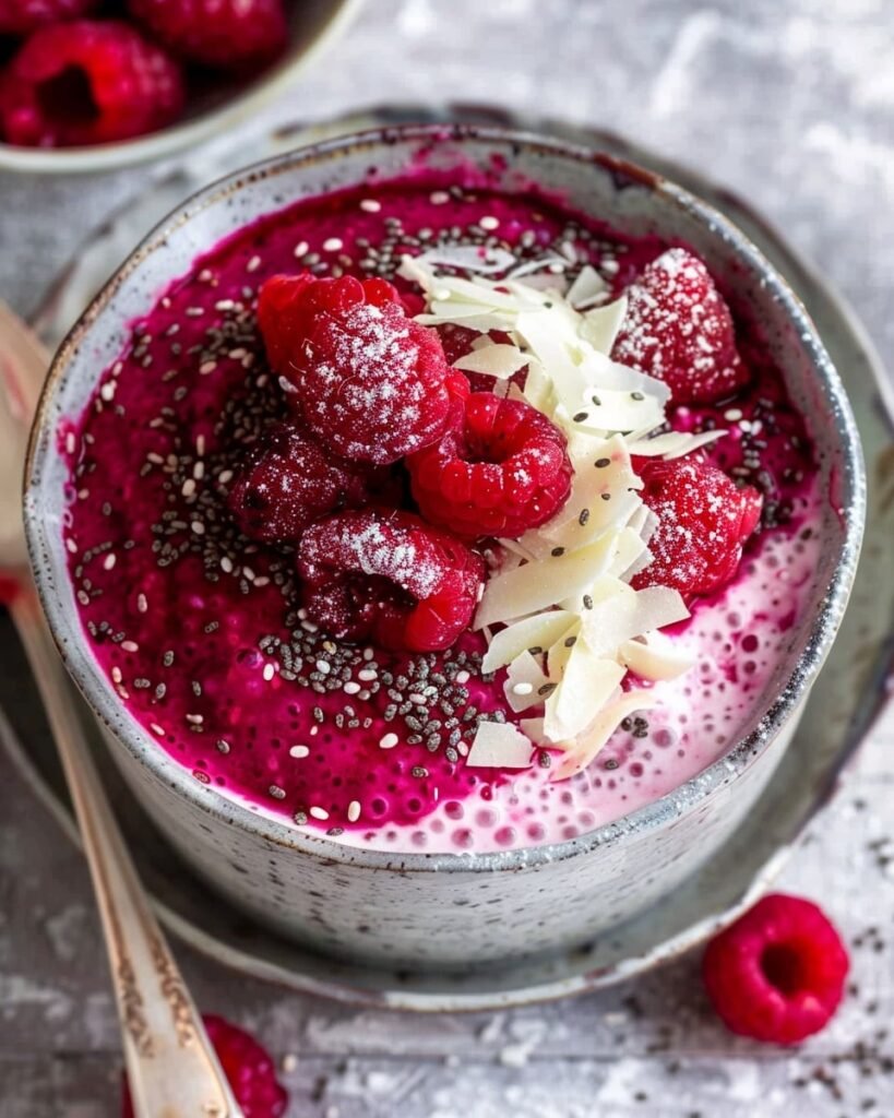 Raspberry Chia Pudding