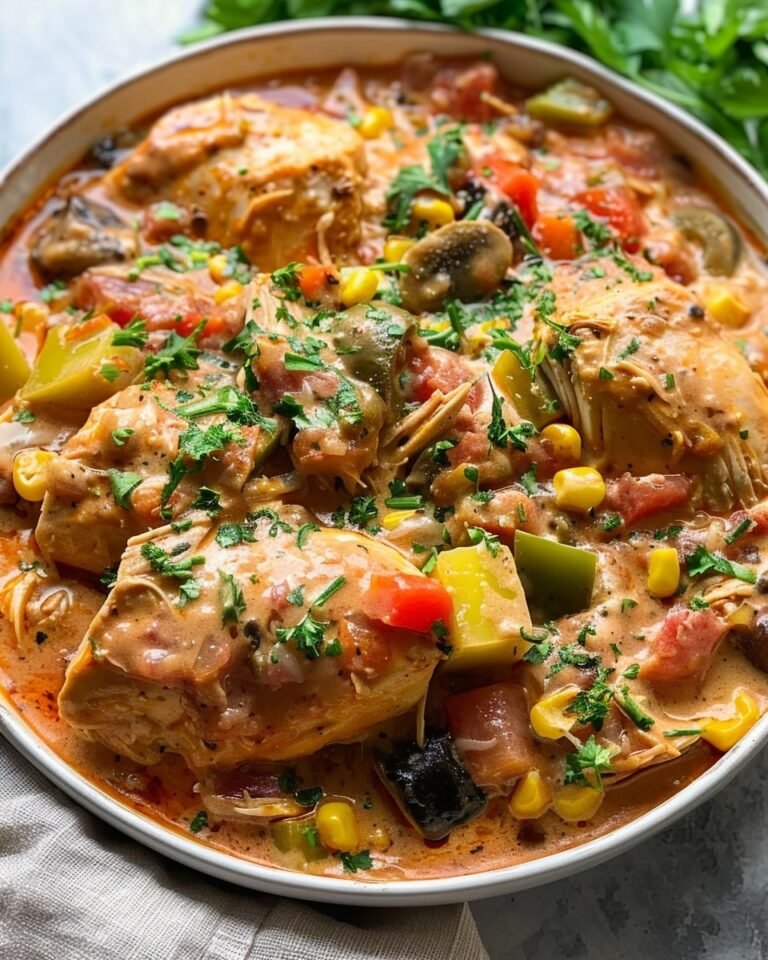 Creamy Slow Cooker Fiesta Chicken Recipe