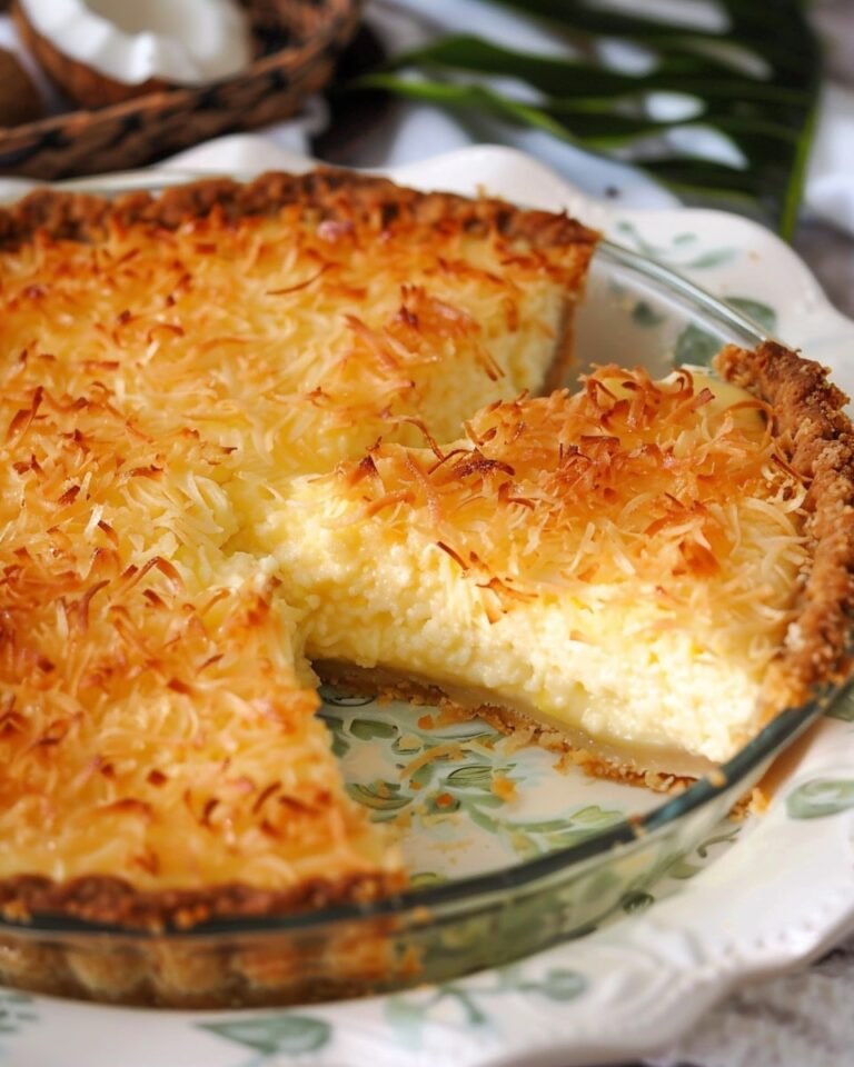 Impossible Coconut Custard Pie