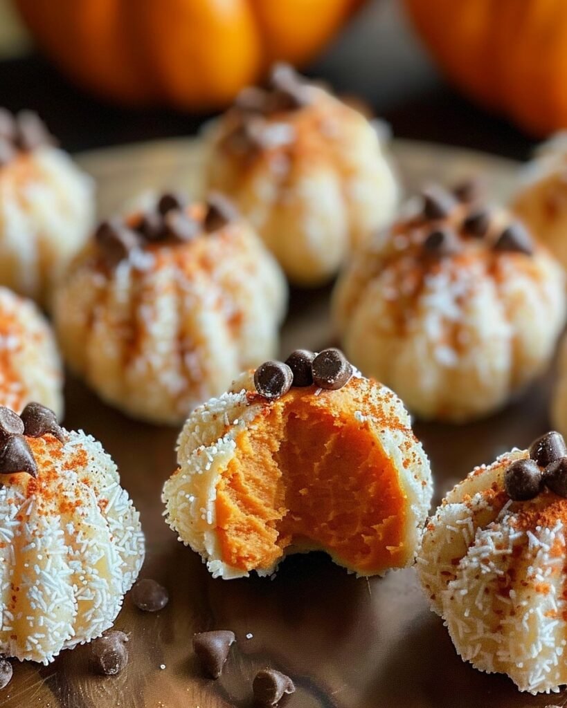 No-Bake Pumpkin Cheesecake Truffles