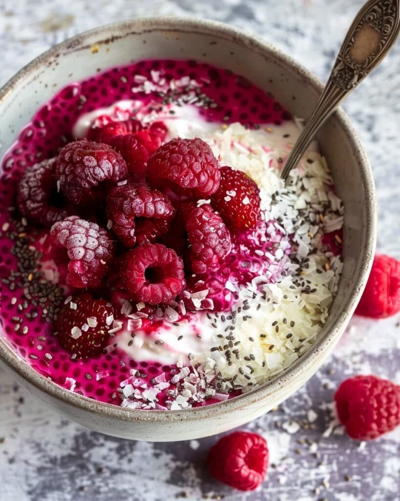Raspberry Chia Pudding