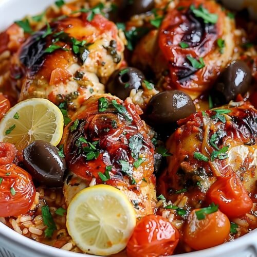 Slow Cooker Mediterranean Chicken